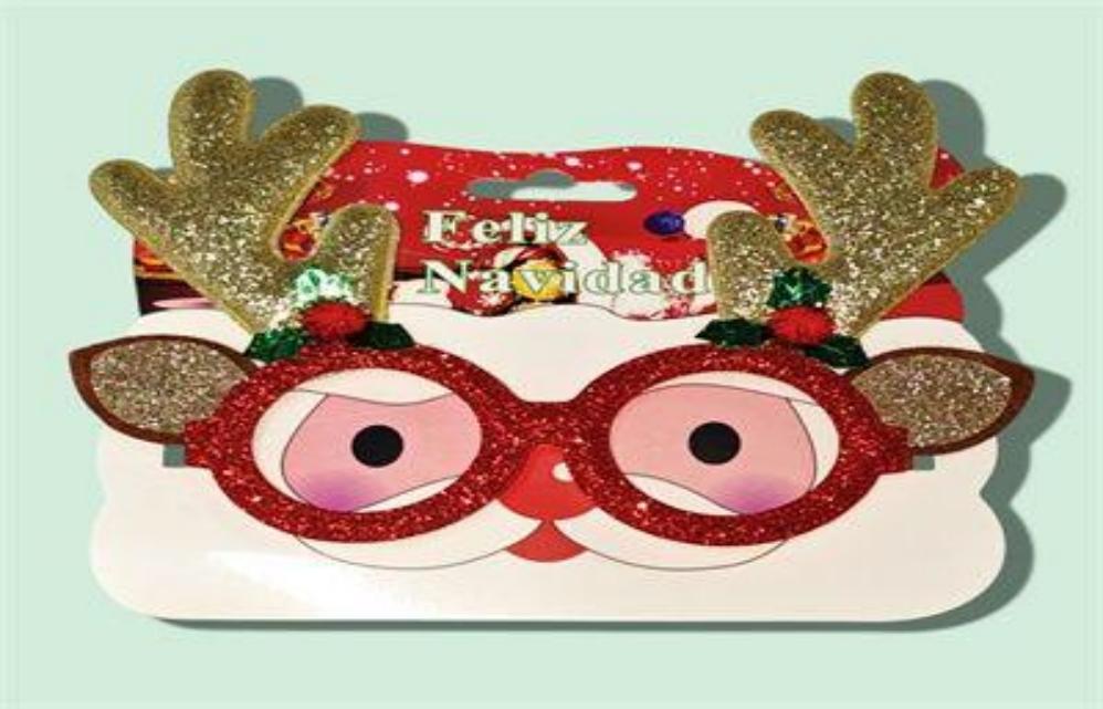 LENTE NAVIDAD  ESCARCHA VENADO