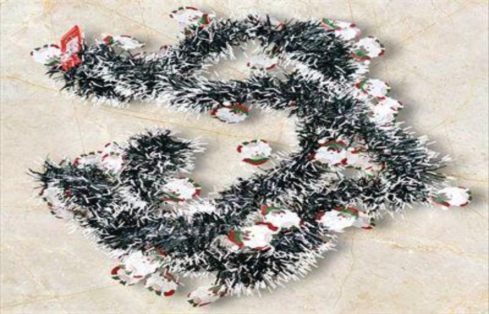 GUIRNALDA VERDE C/COLACHO B 9CM