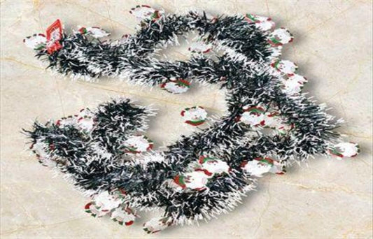 GUIRNALDA VERDE C/COLACHO B 9CM