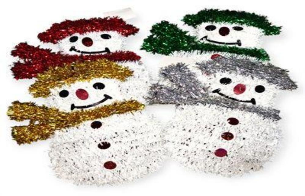 ADORNO MUNECO NIEVE 32CM