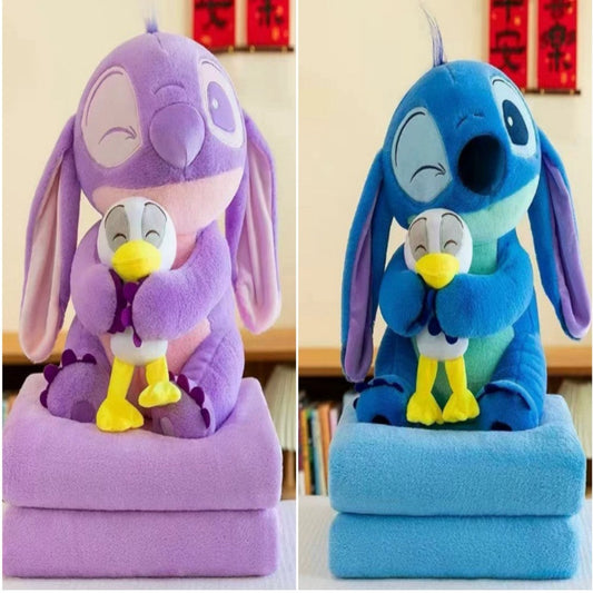 COBIJA ALMOHADA STITCH CON PATO
