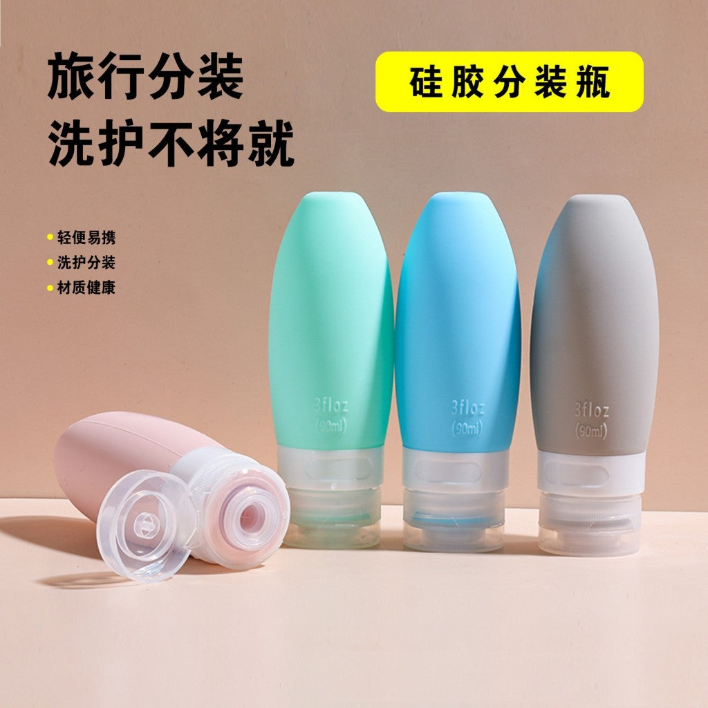 BOTELLA SILICONA P/VIAJAR 4PCS