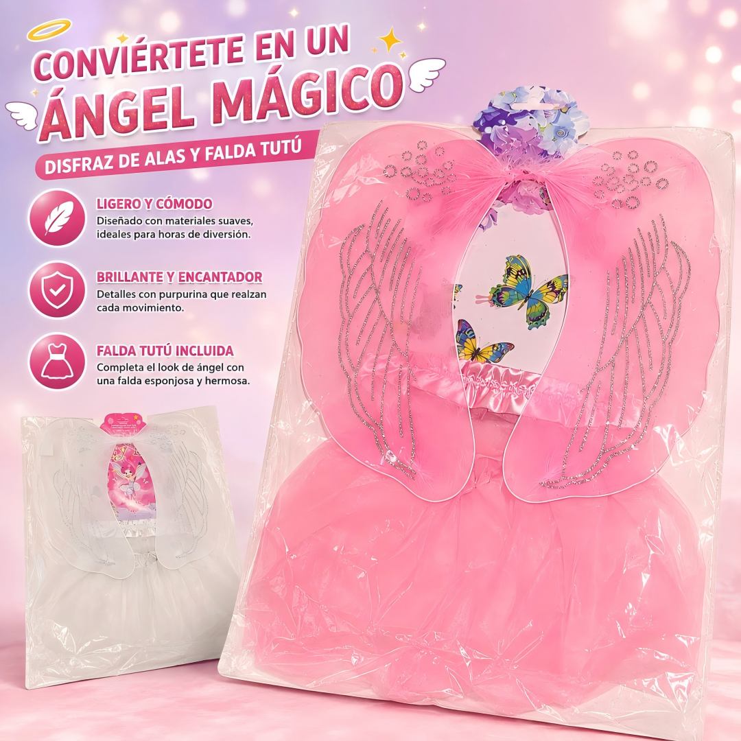 JUEGO TUTU+ALAS ANGEL