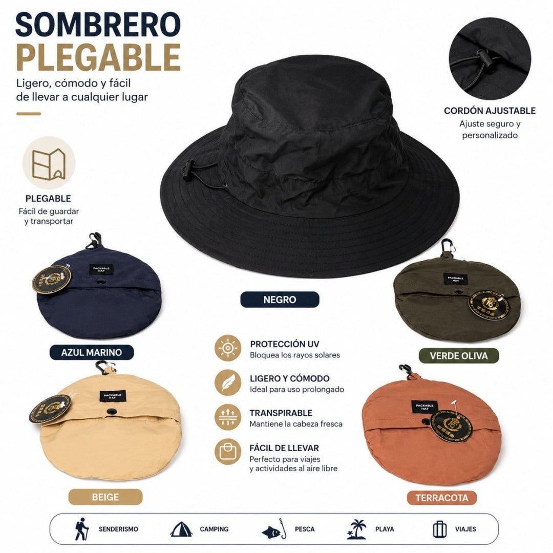 SOMBRERO PESCADOR PLEGABLE 353-5 B