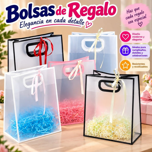 BOLSA REGALO TRANSPALENTE  19*9*27