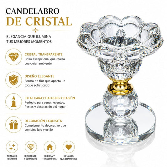 CANDELABRO DE CRISTAL GS-35B