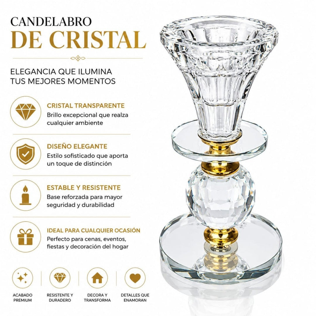 CANDELABRO DE CRISTAL GT267-S