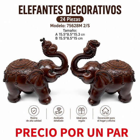 ADORNO ELEFANTE ROJO 75628M