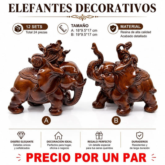 ADORNO ELEFANTE ROJO 75614M