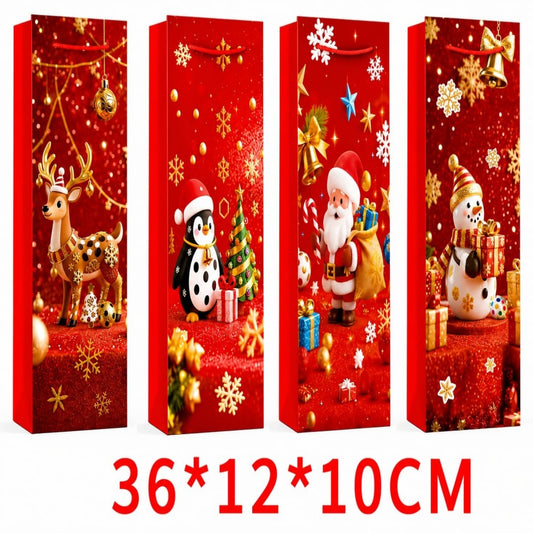 BOLSA REGALO NAVID VINO 36*12 C362