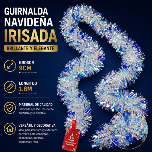 GUIRNALDA BRILLO COLOR 9CM 1.8M