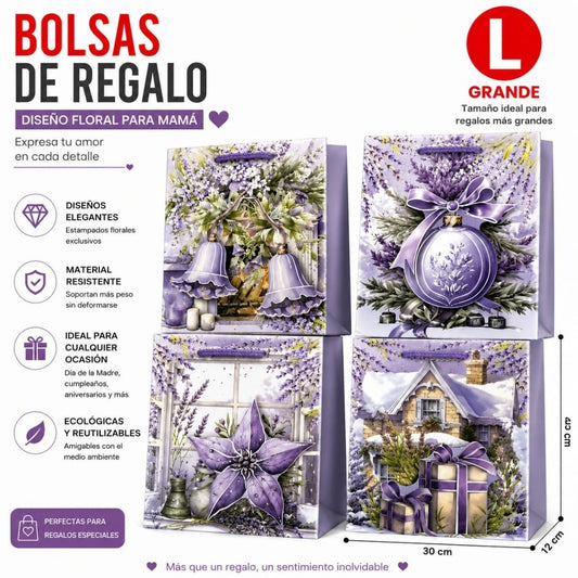 BOLSA REGALO L FLOR SC336
