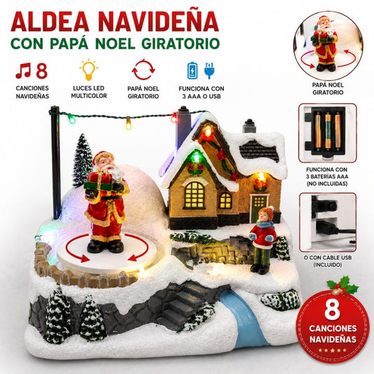 VILLA NAVIDAD LUZ SONIDO H538