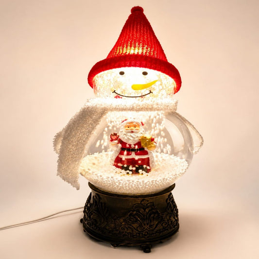 LAMPARA NIEVE CANFIN NAVIDAD MUNECO
