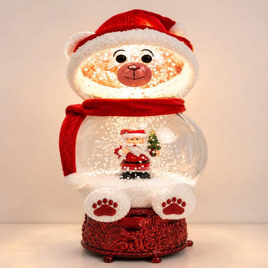 LAMPARA NIEVE CANFIN NAVIDAD OSO