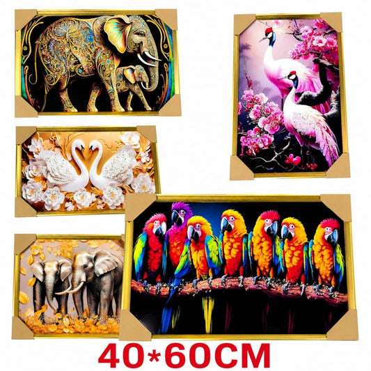 CUADRO CON DIAMANTE 40*60 ANIMAL