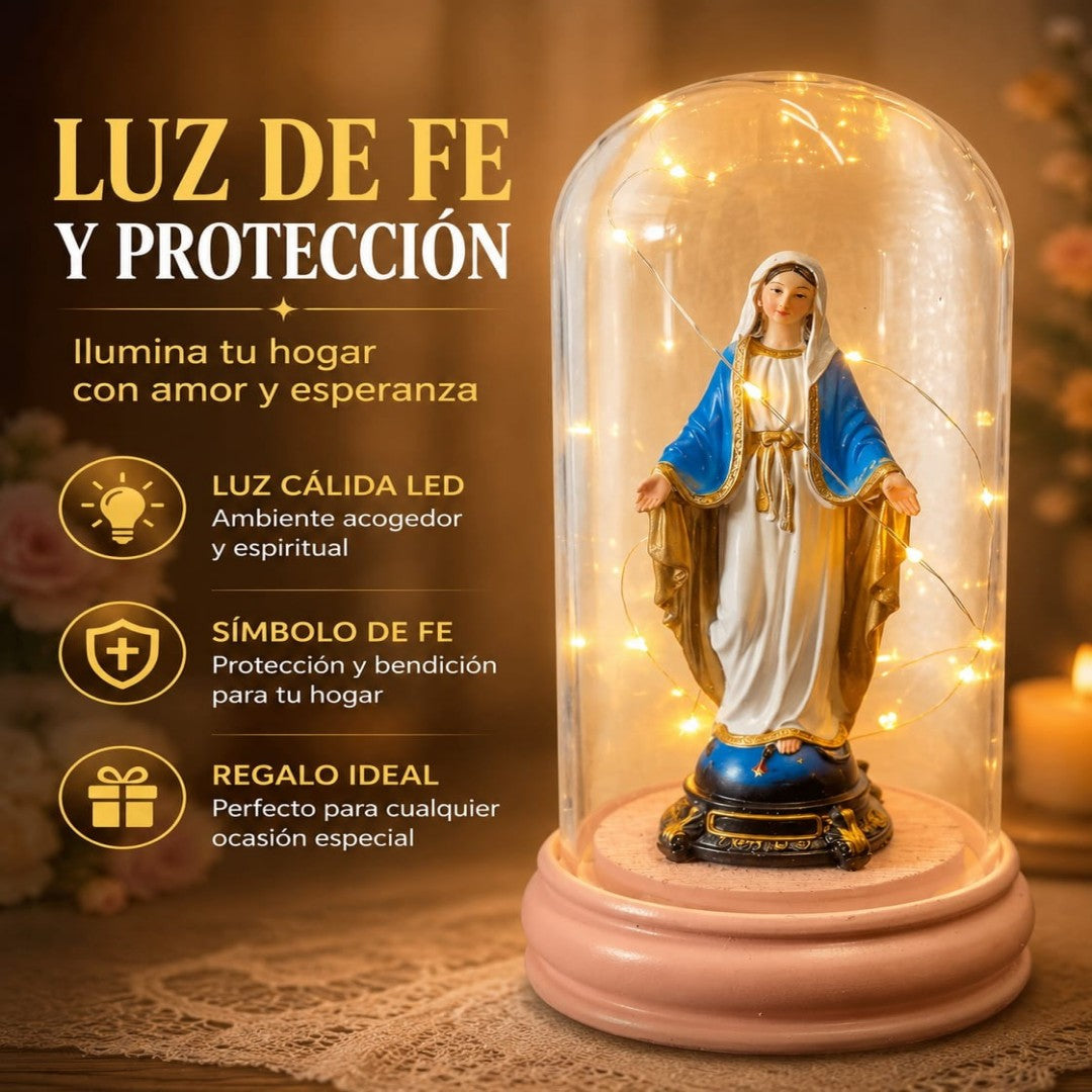 ADORNO MARIA CON LUZ FRASCO