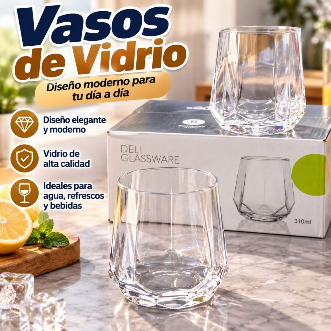 VASOS VIDRIO ES5163-2C