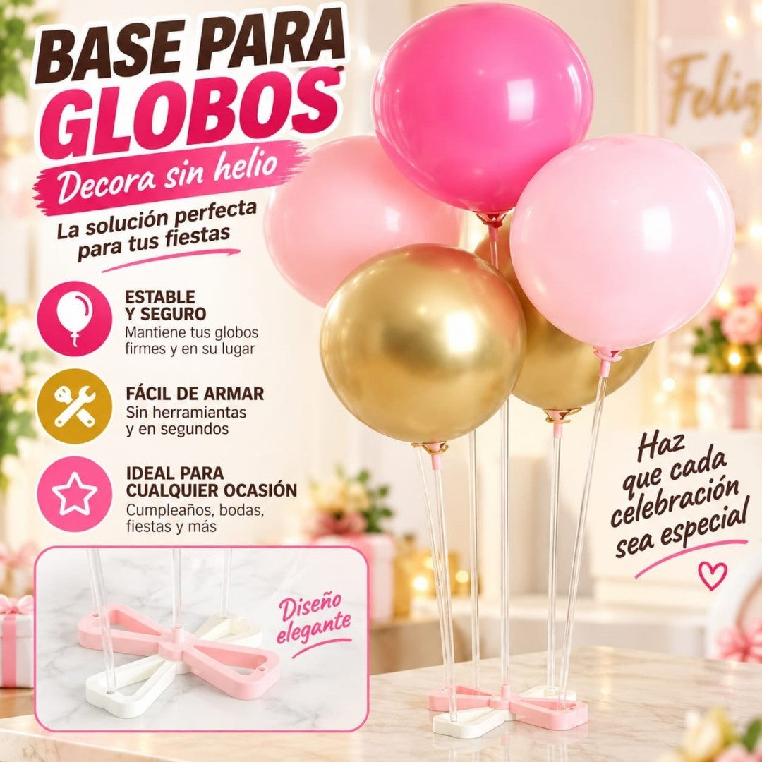 BASE GLOBOS DECORATIVOS LAZO