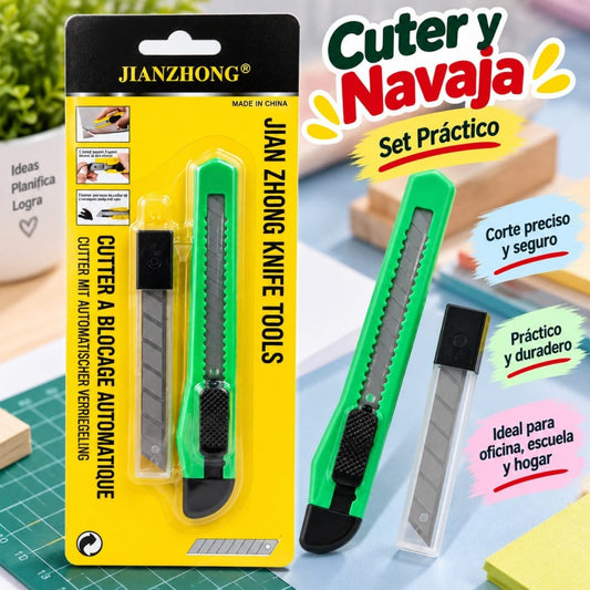 SET CUTER CON NAVAJA AD120