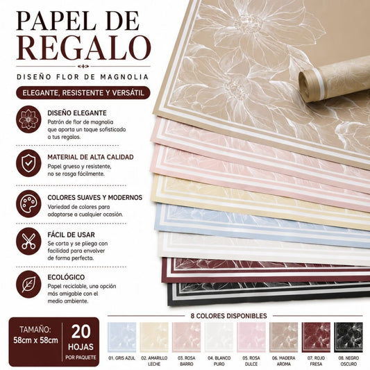 PAPEL REGALO  20PCS B