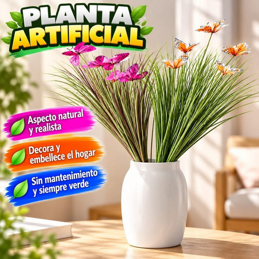 ZACATE ARTIFICIAL CON MARIPOSA 5