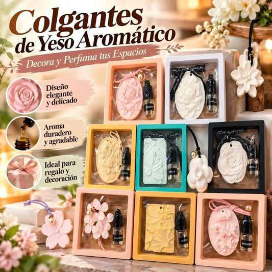 AROMA DE YESO FLOR CON ESENCIA 7123-1
