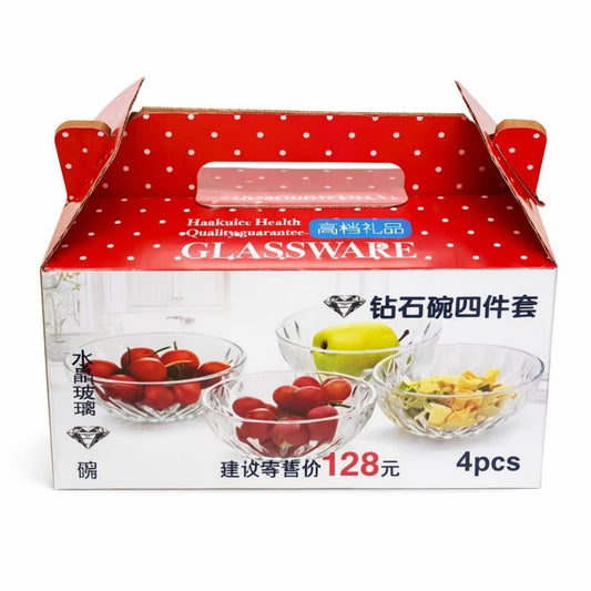 SET TAZA VIDRIO 4PCS