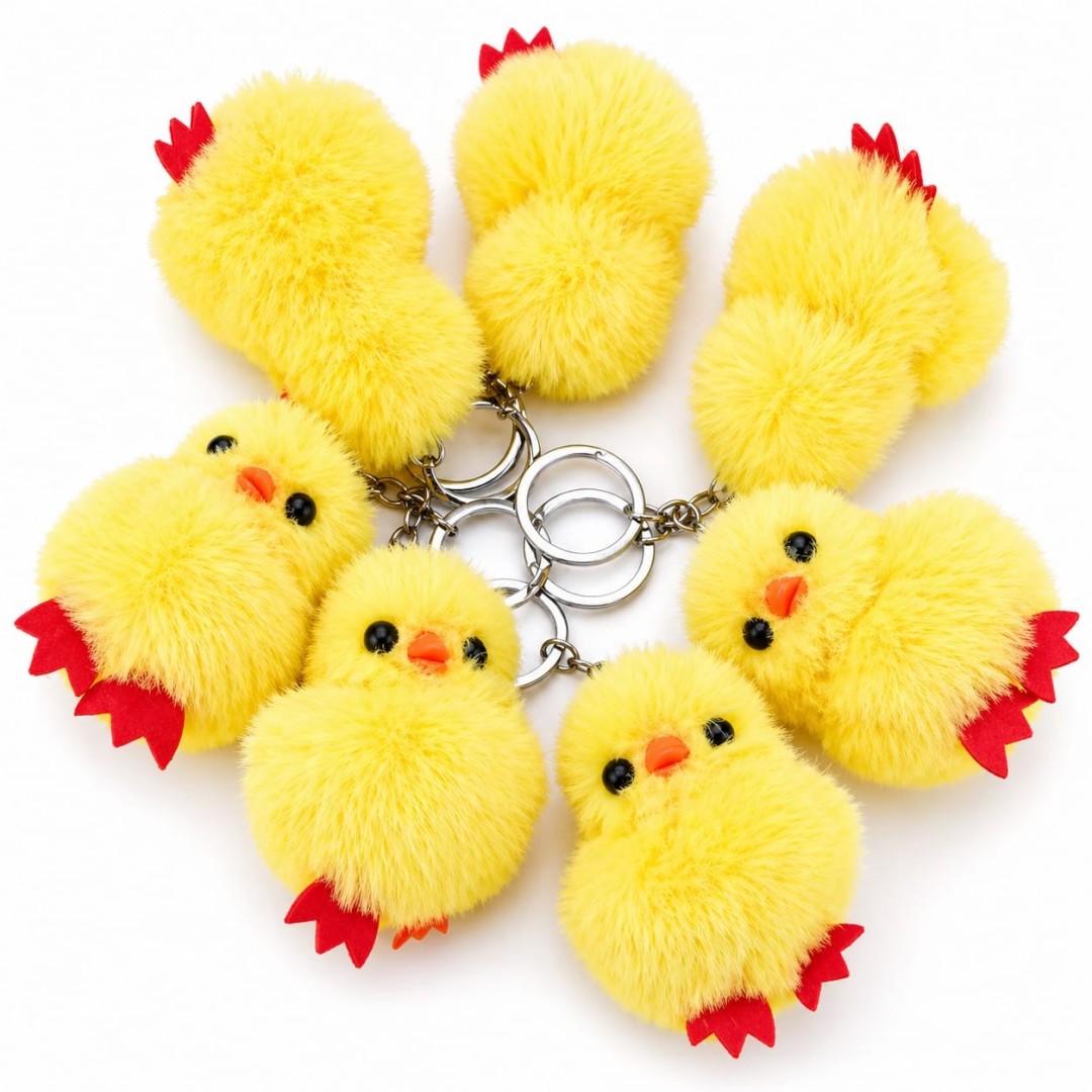 PELUCHE LLAVERO PATO AMARILLO