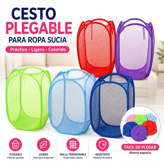 CANASTA ROPA PLEGABLE GDE 40*70