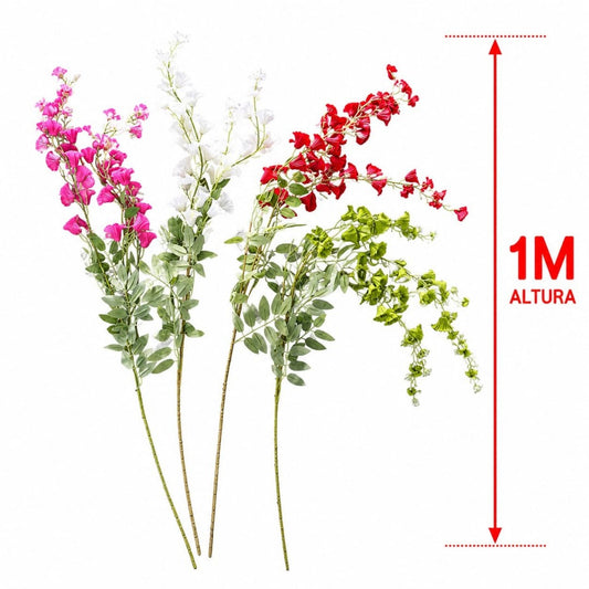 FLOR LIRIO DEL VALLE ARTIFICIAL 1M 4RAMO