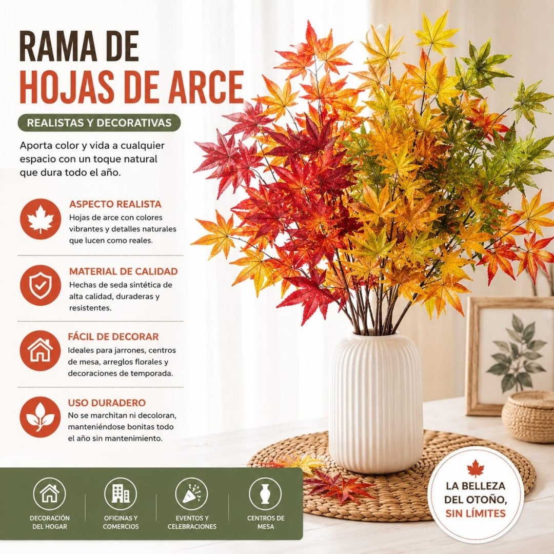 HOJA DE ARCE ARTIFICIAL