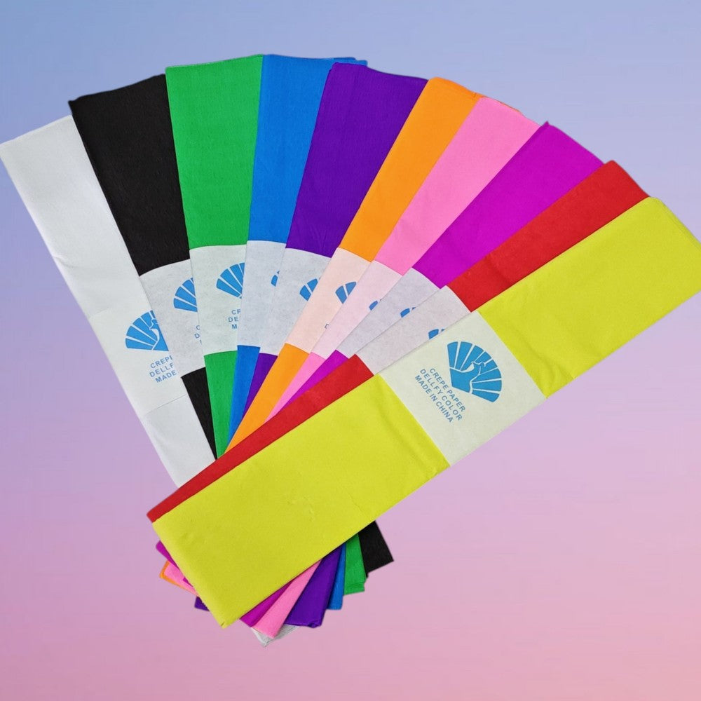 PAPEL CREPE 2M BOLSA 10 COLOR
