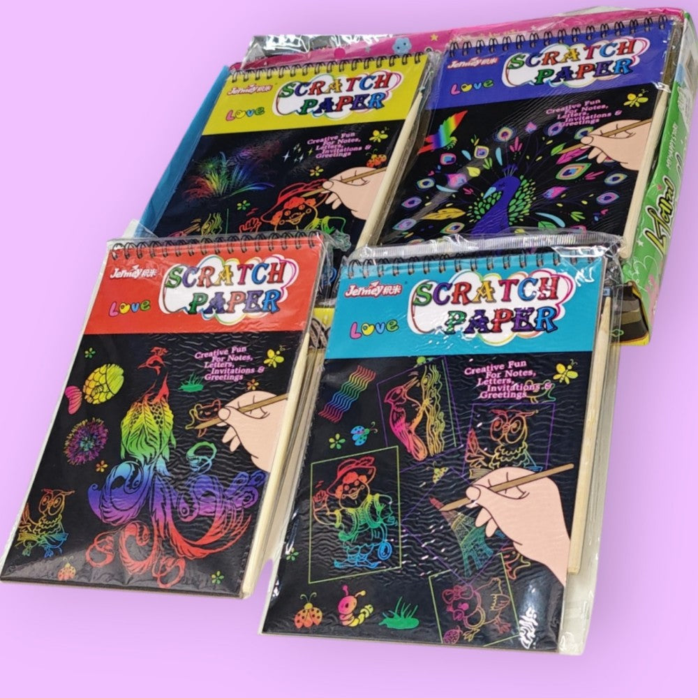 DIBUJO PARA RASPAR 32K 4245