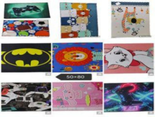 Alfombra estampada de 50 x 80 cm