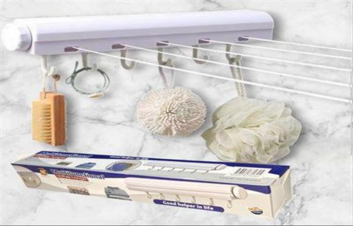 TENDEDERO RETRACTIL P/ROPA 5 LINEA