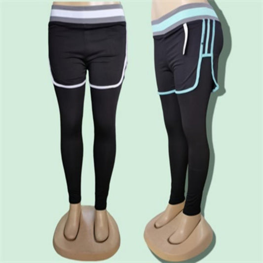 Pantaloneta lycra dos piezas negro