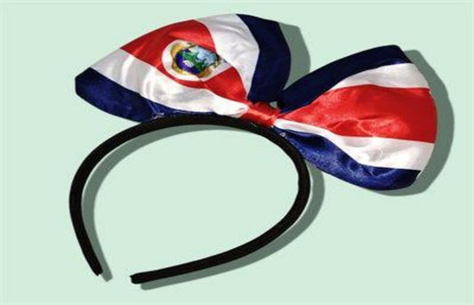 DIADEMA CON LAZO  BANDERA CR