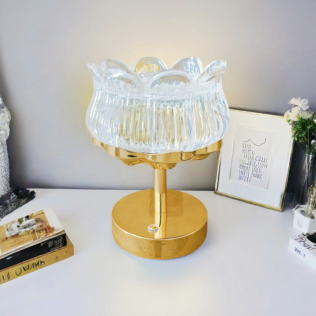 LAMPARA DE MESA TACTIL LOTO