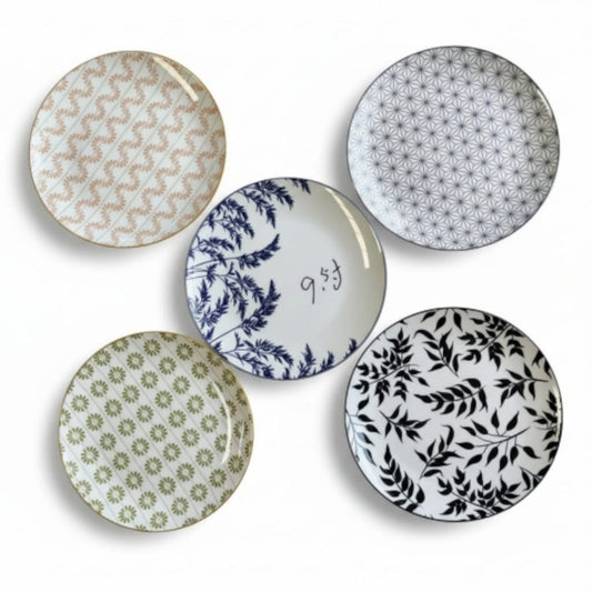 PLATO CERAMICA 9PULG DISENO AZAR A