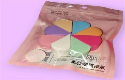ESPONJA MAQUILLAJE FLOR 8PCS AB5013