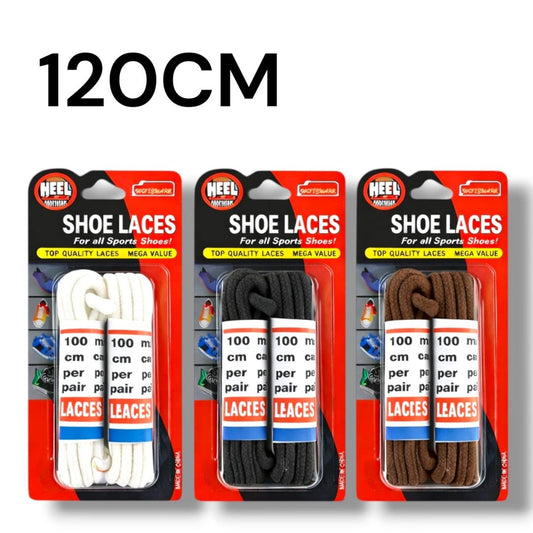 SET CORDONES  ZAPATO 120CM 2PAR REDONDOS