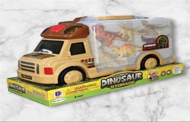 TRAILER C/DINOSAURIO 6PCS 661-179