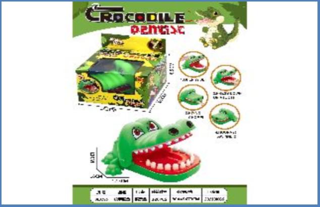 COCODRILO MORDER DE 3286