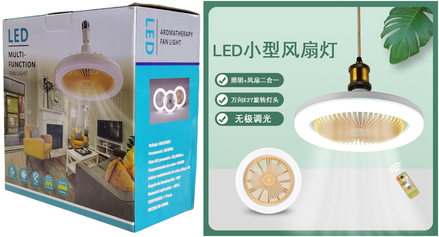 LAMPARA TECHO C/VENTILADOR CONTROL