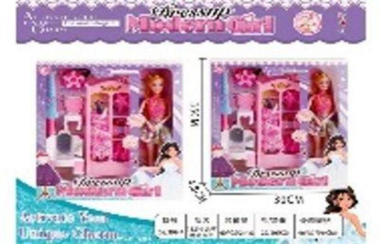 SET MUNECA BARBIE C/MUEBLE DSJ399-7