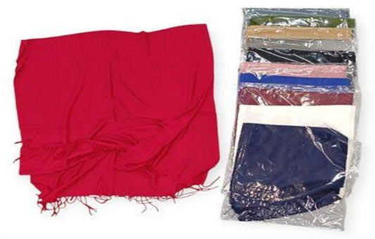 BUFANDA LISO SURTIDO COLOR  68*180