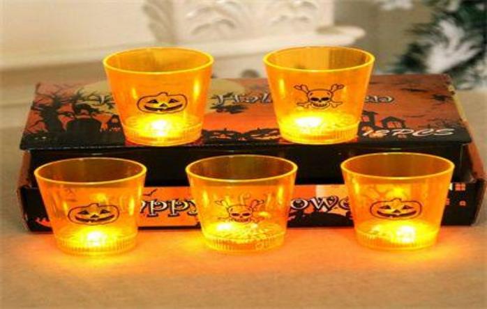 VASOS HALLOWEEN CON LUZ