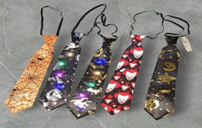 CORBATA HALLOWEEN CON LUZ