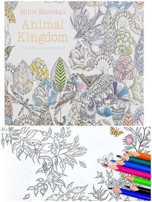 LIBRO COLOREAR FLOR A